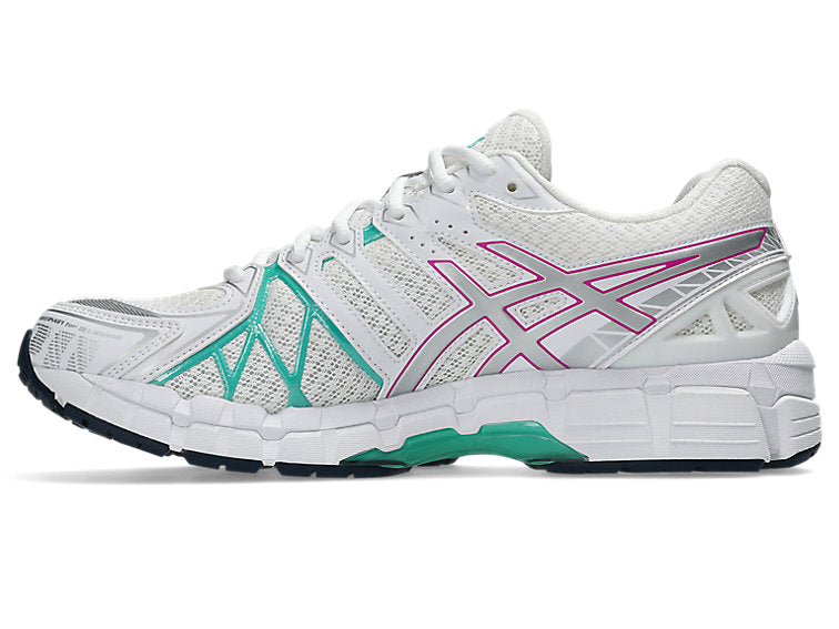 ASIC GEL-KAYANO 20 'WHITE AURORA GREEN' WATERMELON